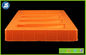 Orange Rectangular PVC Plastic Cosmetic Trays Blister Card Packaging