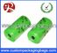 Custom Green LDPE / EPI Biodegradable Dog Poop Bags With Roll For Dog