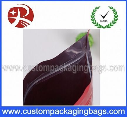 Stand up Aluminum Foil Pouches With Zipper / Aluminum Foil Zip Lock Pouches
