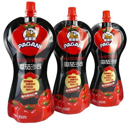 Aluminum Foil Stand Up Spout Pouch Light Weight , Biodegradable Bags