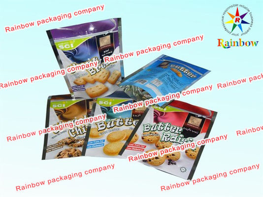 নরম প্লাস্টিক মুদ্রিত Laminated পাউন্ড প্যাকেজিং, কুকি Reclosable প্যাকেজিং ব্যাগ