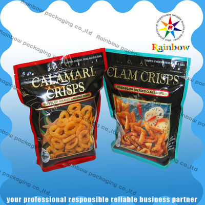 নরম প্লাস্টিক মুদ্রিত Laminated পাউন্ড প্যাকেজিং, কুকি Reclosable প্যাকেজিং ব্যাগ