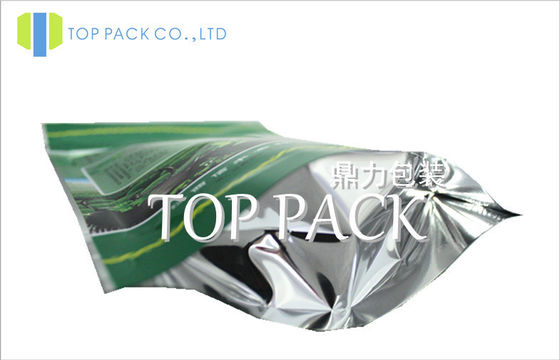 সবুজ চিপ ব্যাগ স্ট্যান্ড সঙ্গে Ziplock, আলোর চা জন্য চা Pouches