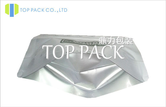 অ্যালুমিনিয়াম ফয়েল Ziplock 80micron সঙ্গে খাদ্য Pouches দাঁড়ানো - 200micron