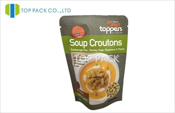 MOPP / VMPET প্রিন্টেড স্ট্যান্ড আপ Pouches স্বাস্থ্যকর খাদ্য 50g জন্য ফ্যমস স্তরিত