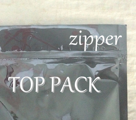 অ্যালুমিনিয়াম ফয়েল প্রিন্ট আপ Ziplock শীর্ষ সঙ্গে খাদ্য জন্য কাস্টমাইজড স্ট্যান্ড আপ