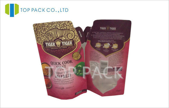 চেইনটা খাদ্য প্রিন্ট আপ দাঁড়িপাল্লা জন্য Realtile Pouches, পুনর্ব্যবহারযোগ্য