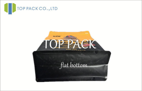 Gravure প্রিন্টেড সিঞ্চক 500g হলুদ কালো সঙ্গে খাদ্য Pouches প্যাকেজিং স্ট্যান্ড আপ