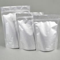 ইকো বান্ধব সিলভার অ্যালুমিনিয়াম ফয়েল পচ Ziplock আপ গ্রেভর মুদ্রণ আপ
