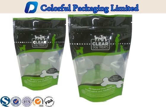 CMYK / Pantone printing stand up zipper pouch bags for cat food , ​250g / 500g