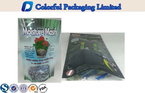 dry fruit CMYK / Pantone resealed foil stand up pouch With Clear Window