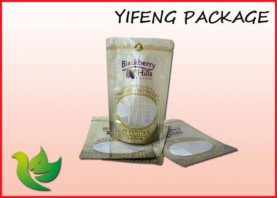 Gravure Printed Plastic Stand Up Pouches With Zipper 500g 250g