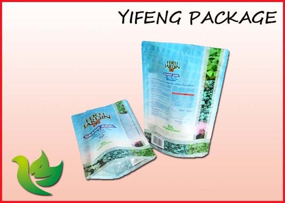 Clear Window Plastic Stand Up Pouch With Zipper For Tobacco Packaing