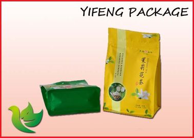 Resealable zip lock Flat Bottom Pouch With Zipper Multi- Layer 