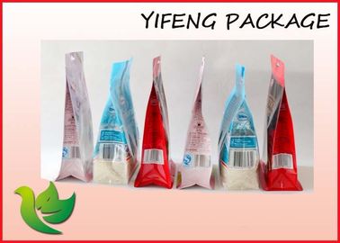 Waterproof Block Flat Bottom Pouch Laminated Plastic Box Pouch Food Grade