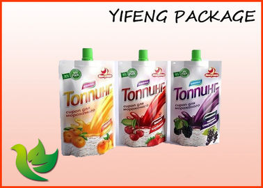 Plastic Aluminium Foil Stand up Spout Pouch For Baby Food Packaging