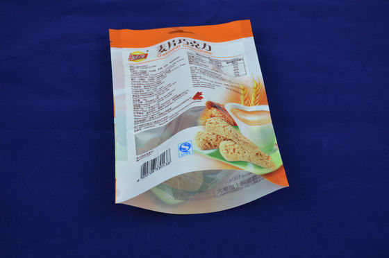 Custom Printing Food Pouch Packaging / Stand Up Ziplock Pouches