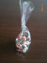 Clear Chocolate Food Packaging Pouch / Christmas Cello Gift Bag