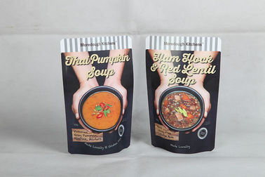 Resealable Stand Up Food Pouches with Zipper For Coffee , Confectionery