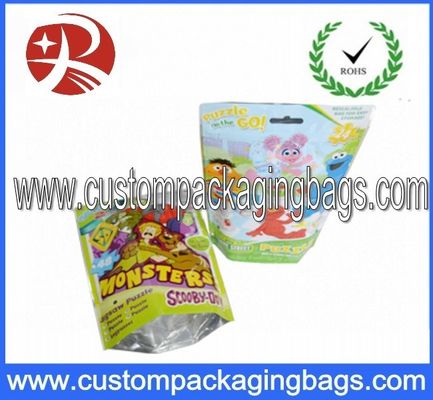 Food Grade stand up barrier pouches / resealable stand up zipper pouch