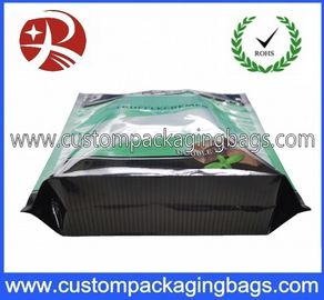 PE / PET / VMPET প্লাস্টিক কাস্টম ক্যান্ডি জন্য ফ্ল্যাট নীচে সঙ্গে পাউন্ড আপ স্ট্যান্ড