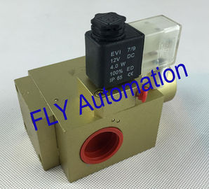 Packing Mechine বাতাস চালিত ড্রিল Solenoid এছাড়া হার্টের ভালভ Poppet ধরন পিতল দেহ G1 2 পাউচ "